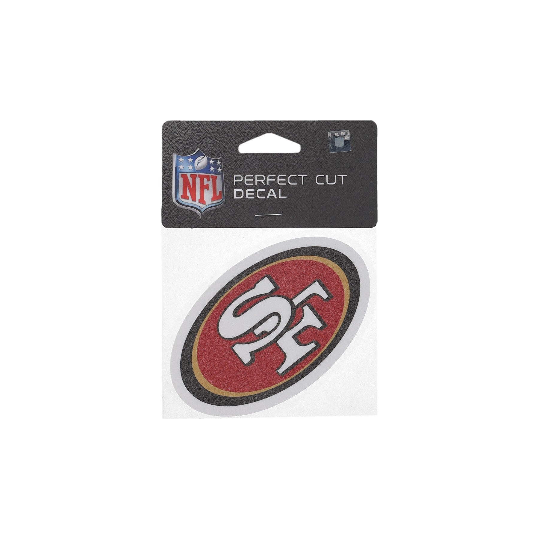 Wincraft, Decalcomania Unisex Nfl 4 X 4” Perfect Cut Decal Saf49e, Original Team Colors