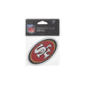 Wincraft, Decalcomania Unisex Nfl 4 X 4” Perfect Cut Decal Saf49e, Original Team Colors