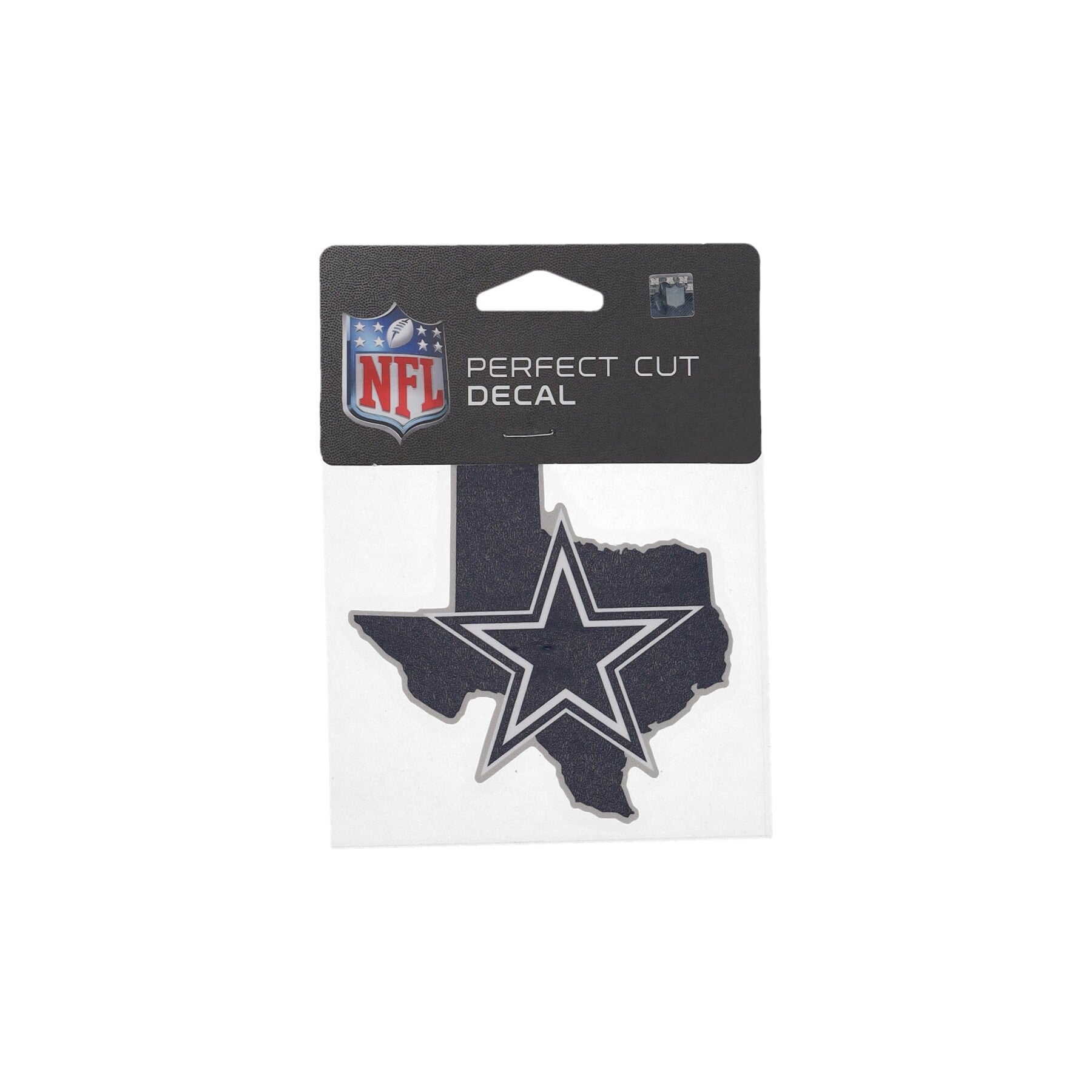 Wincraft, Decalcomania Unisex Nfl 4 X 4” Perfect Cut Decal Dalcow, Original Team Colors