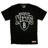 Mitchell & Ness, Maglietta Uomo Mitchell & Ness T-shirt Nba "brooklyn Nets" Team Arch Black, Unico