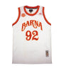 5tate Of Mind, Casacca Uomo 5tate Of Mind Basketball Jersey "bar'na Defenders" White/red/yellow/orange, Unico