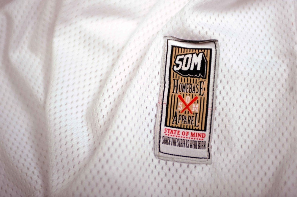 5tate Of Mind, Casacca Uomo 5tate Of Mind Basketball Jersey "bar'na Defenders" White/red/yellow/orange, 