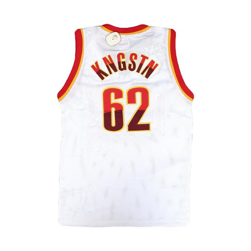 5tate Of Mind, Canotta Tipo Basket Uomo 5tate Of Mind Basketball Jersey "rockers" White/red/orange/burgundy, 