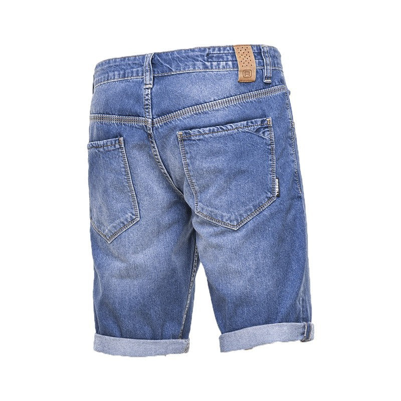 Reell, Pantalone Corto Uomo Reell Short Jeans "rafter" Midblue2, 