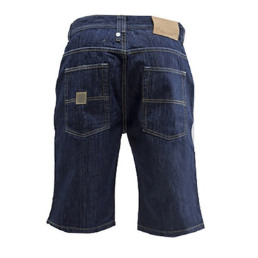 Mass Denim, Pantalone Corto Uomo Mass Denim Short Jeans "base" Regular Fit Blue, 