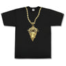 Crooks & Castles, Maglietta Uomo Crooks & Castles Sweatshirt Crewneck "medusa Chain" Black/gold, Unico