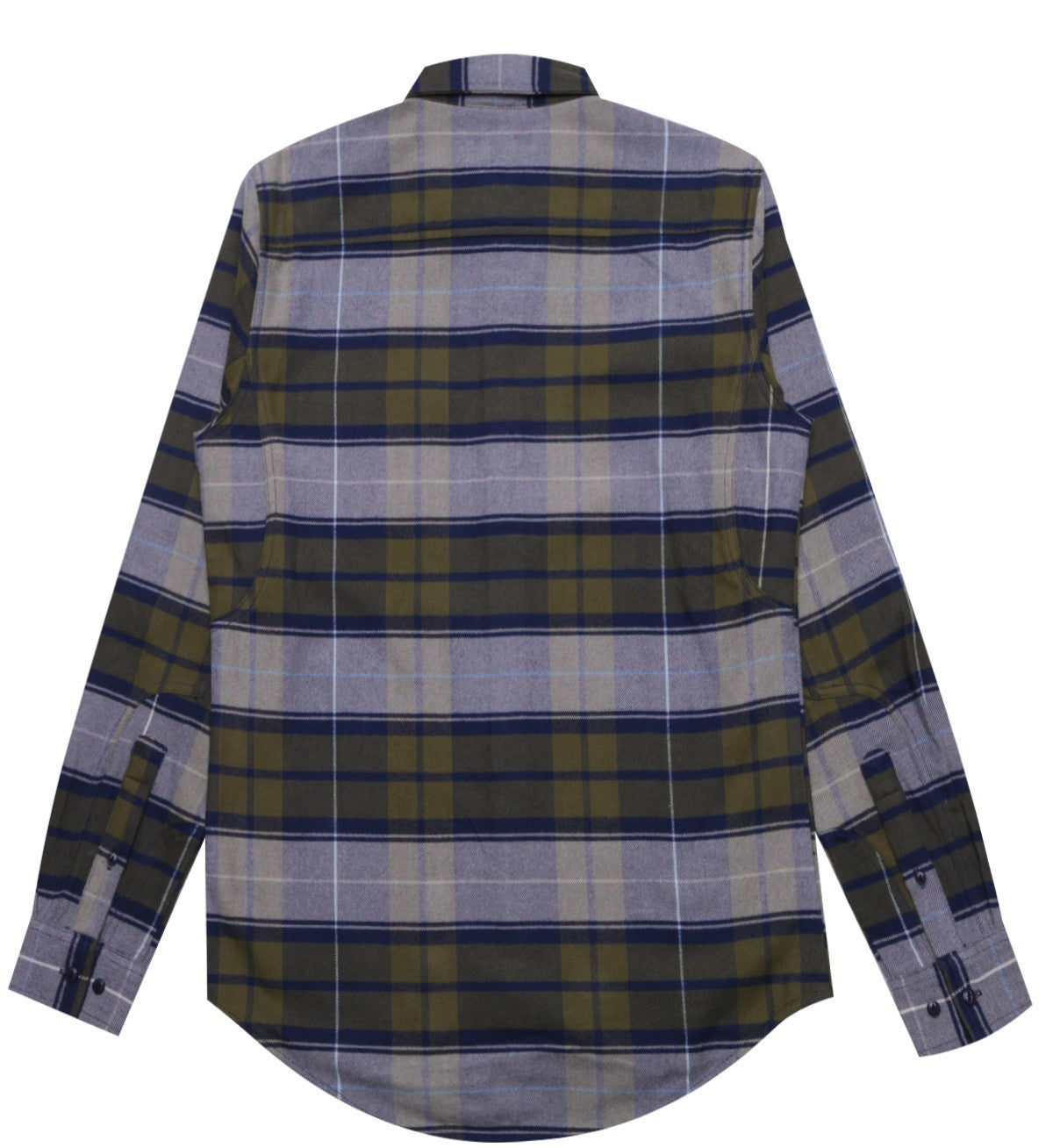 Crooks & Castles, Camicia Manica Lunga Uomo Crooks & Castles Shirt L/s "rafter" Navy/green/grey, Unico