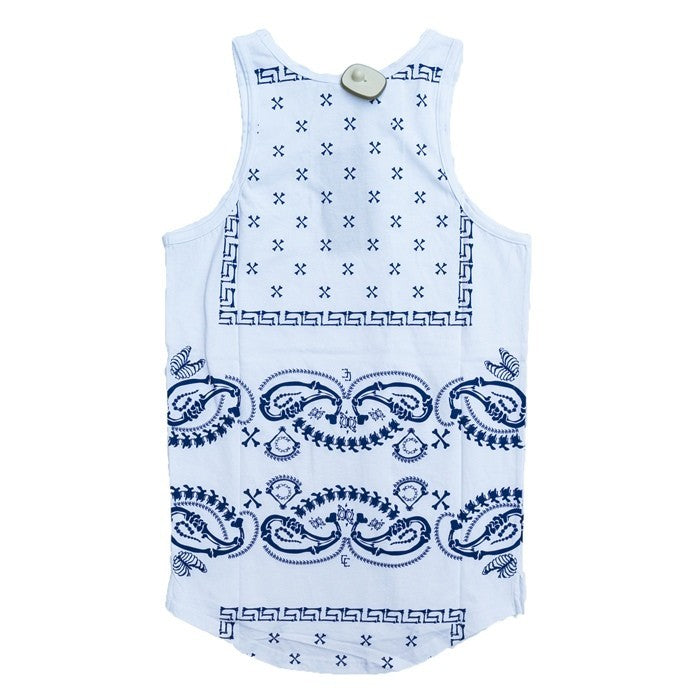 Crooks & Castles, Canotta Uomo Crooks & Castles Tank Top "departed" White, 