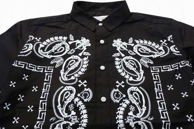 Crooks & Castles, Camicia Manica Corta Uomo Crooks & Castles Shirt S/s "corpse Paisley" Black, 