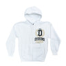 Dyseone, Felpa Cappuccio Zip Uomo Dyseone Sweatshirt Hoody Zip "gangster Love" White, Unico