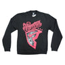 Famous, Felpa Girocollo Uomo Famous Sweatshirt Crewneck "famous Patches" Black/red, Unico