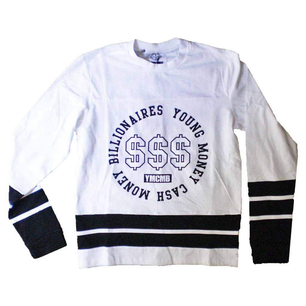 Ymcmb, Casacca Uomo Ymcmb Hockey Jersey "d-sign" White/black, Unico