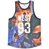 K1x, Canotta Tipo Basket Uomo K1x Tank Top Mesh "compton All Star" Multi, Unico