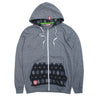 Lobster, Felpa Cappuccio Zip Uomo Lobster Sweatshirt Hoodie Zip "trip Zip Melange" Black/grey, Unico