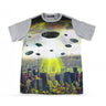Minimarket, Maglietta Uomo Minimarket T-shirt "ufo" All Over, Unico