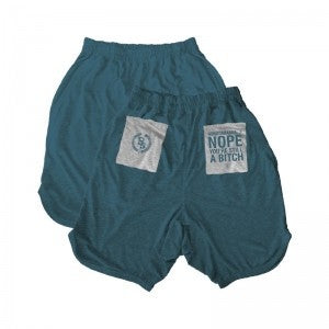 Boom Bap, Pantalone Corto Tuta Uomo Boom Bap Short Tuta "unemployed" Mallardblue/mixedgrey, Unico