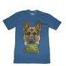 Upper Playground, Maglietta Uomo Upper Playground T-shirt "narco Dog" Navy, Unico