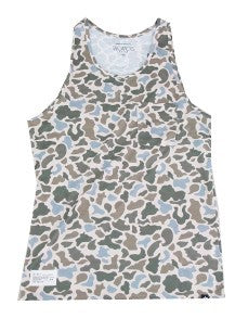 Two Angle, Canotta Uomo Two Angle Tank Top "yank" Duck Camo, Unico