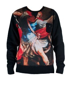 Two Angle, Felpa Girocollo Uomo Two Angle Sweatshirt Crewneck "yange" Black, Unico