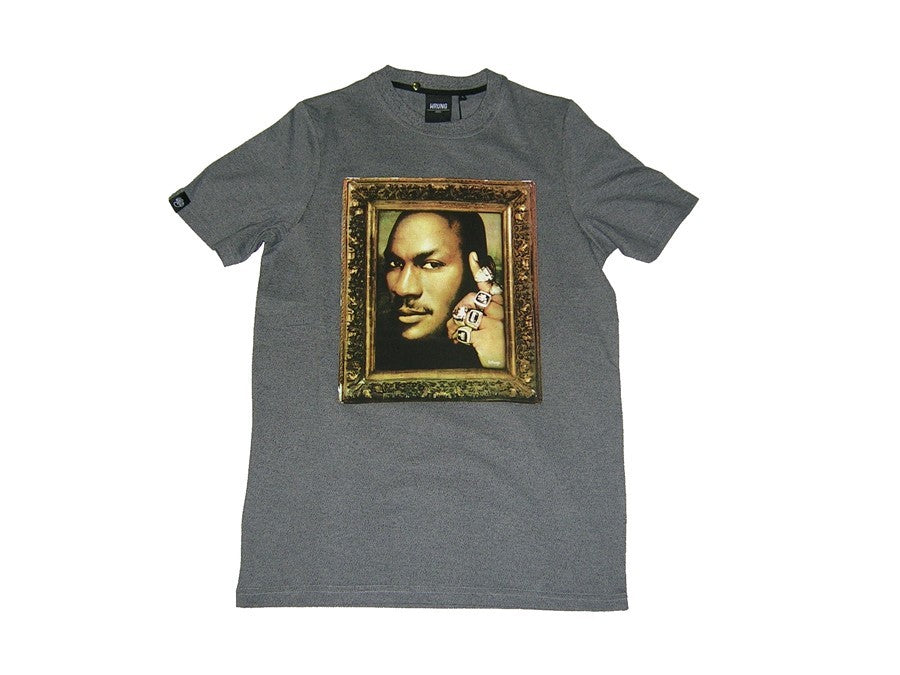 Wrung, Maglietta Uomo Wrung T-shirt "jorda Lisa" Heather Grey, Unico