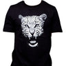 Wrung, Maglietta Uomo Wrung T-shirt "animal Instinct" Black/snowleopard, Unico