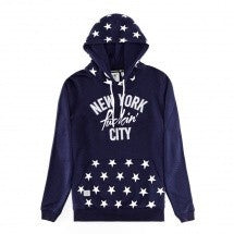 Cayler & Sons, Felpa Cappuccio Uomo Cayler & Sons Sweatshirt Hoodie "nyc'" Deepnavy/white, Unico