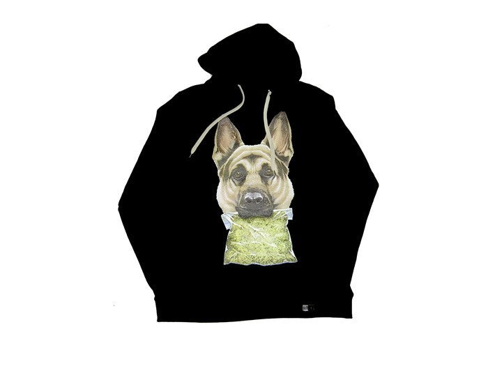 Upper Playground, Felpa Cappuccio Uomo Upper Playground Sweatshirt Hoodie "narco Dog" Black, Unico