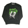 Zoo York, Felpa Girocollo Uomo Zoo York Sweatshirt Crewneck "skull Magnum" Darkgrey/green, Unico