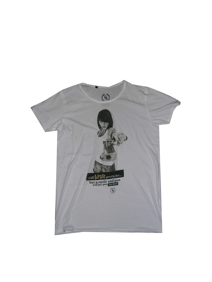 Boom Bap, Maglietta Uomo Boom Bap T-shirt U Neck "warm" White, Unico