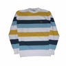 Wrung, Maglione Uomo Wrung Sweater Stripes White/yellow/lightblue/navy, Unico