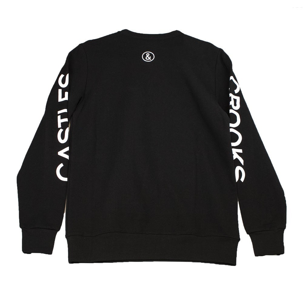 Crooks & Castles, Felpa Girocollo Uomo Cultivated Lux Medusa Sweatshirt, 