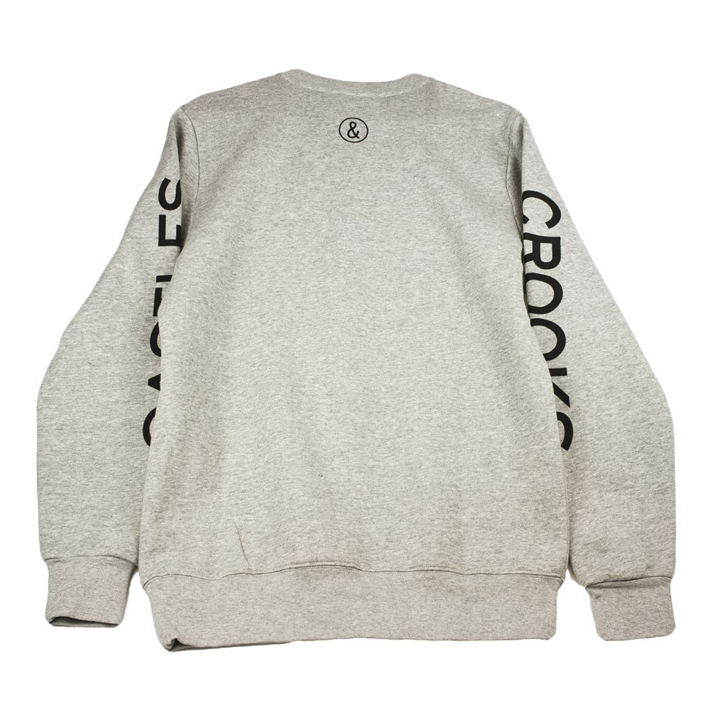 Crooks & Castles, Felpa Girocollo Uomo Cultivated Lux Medusa Sweatshirt, 