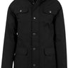 Urban Classics, Giaccone Lungo Uomo Heavy Cotton Parka, Nero