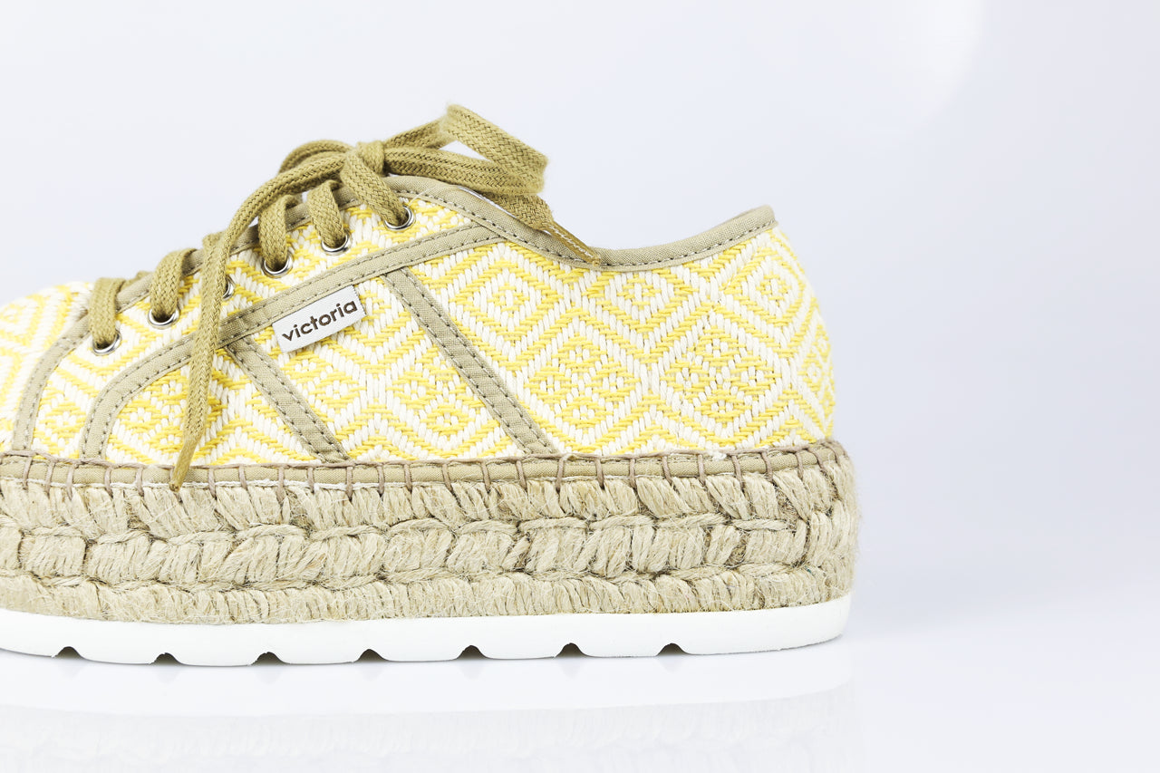 Victoria, Scarpa Bassa Donna Etnico Platform, 