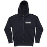 Thrasher, Felpa Cappuccio Zip Uomo Logo Zip, Navy/bianco