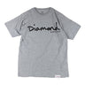 Diamond Supply, Maglietta Uomo Og Script Sp17 Tee, Grigio