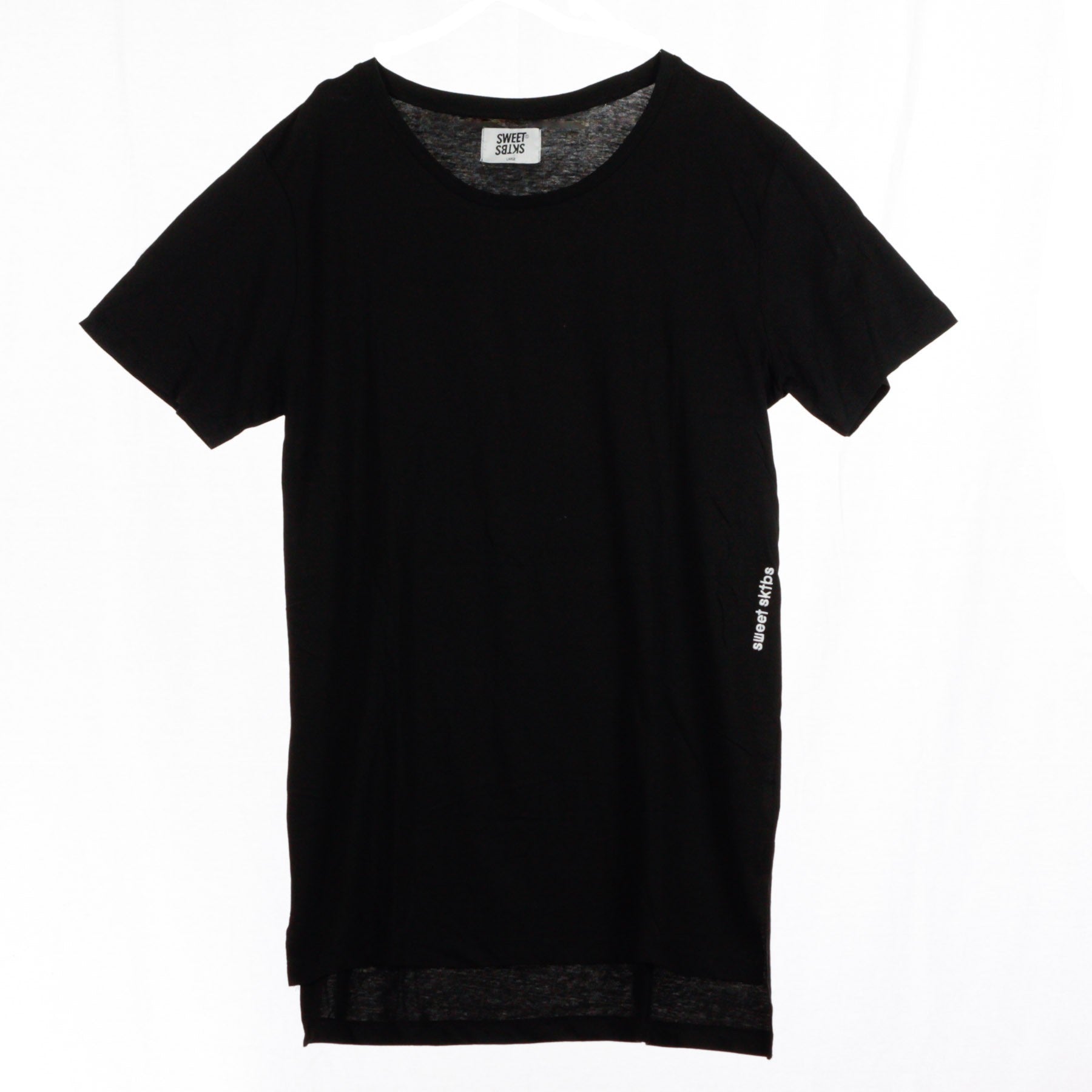 Sweet Skateboards, Maglietta Uomo Slit Tall, Nero