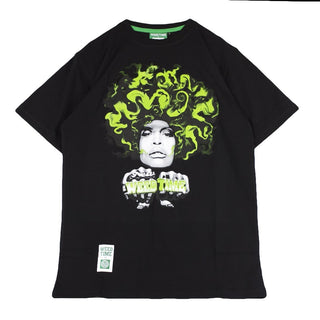 Mass Denim, Maglietta Uomo Lady In Green, Nero