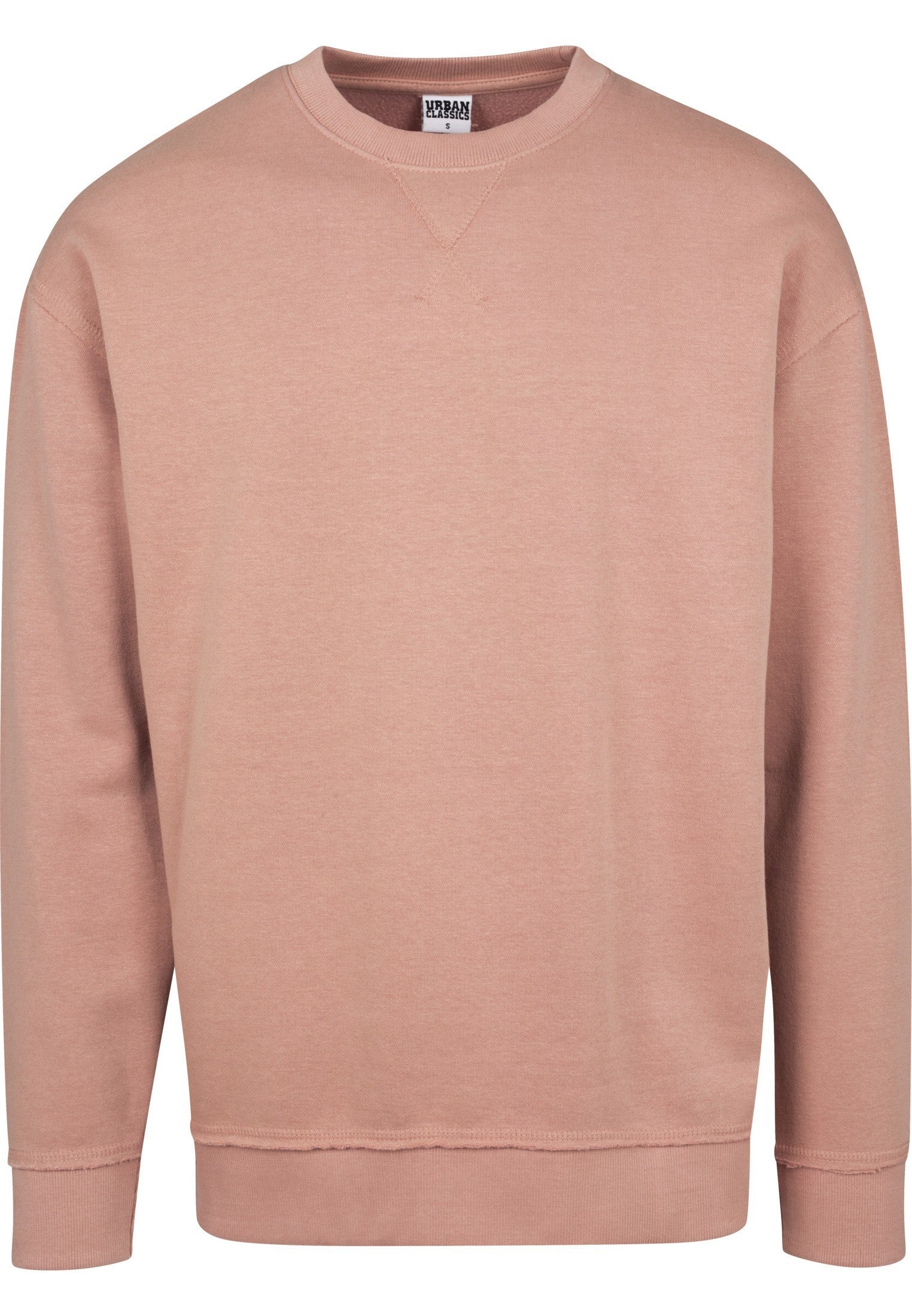 Urban Classics, Felpa Girocollo Uomo Oversized Open Edge Crew, Amber