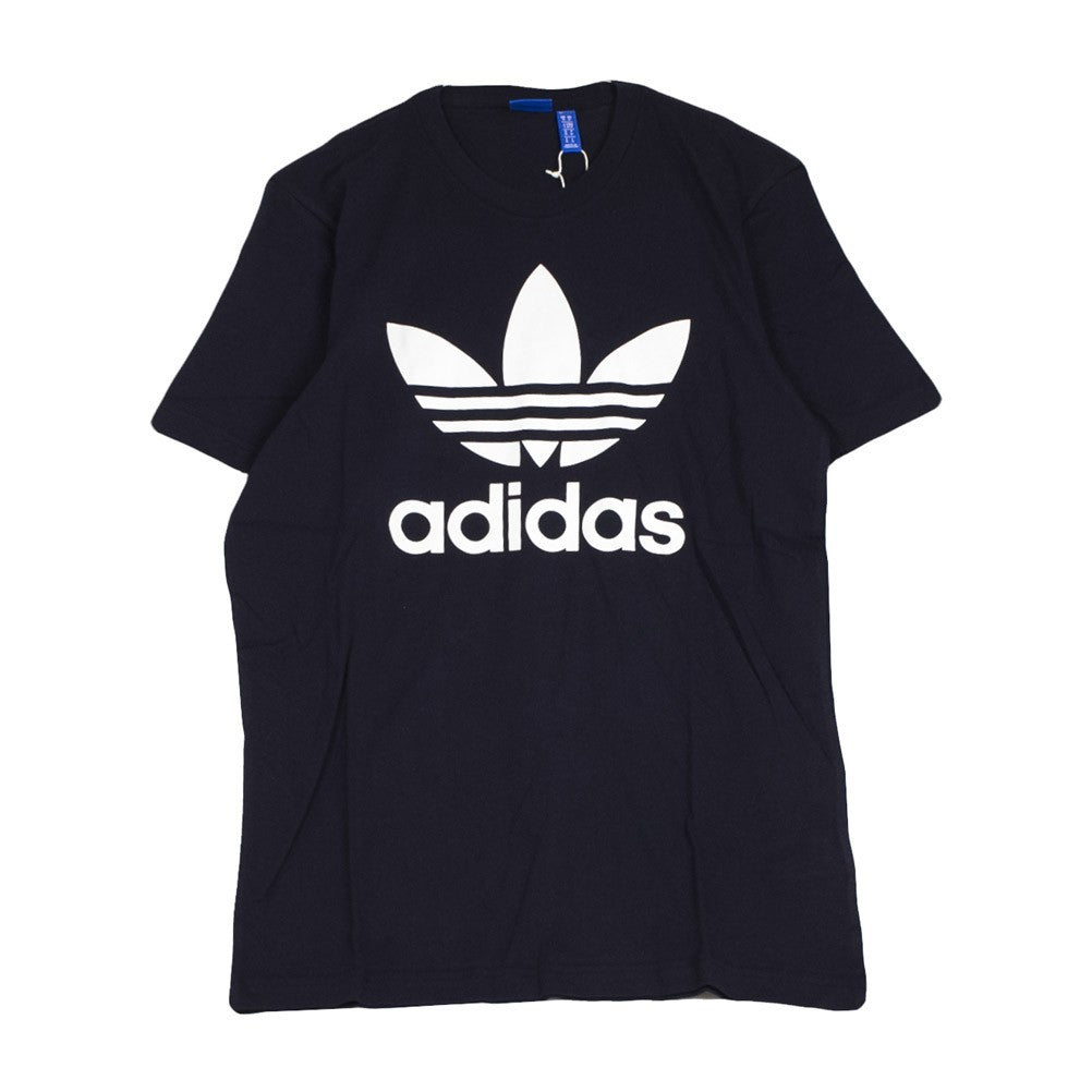 Adidas, Maglietta Donna W Big Trefoil Tee, Navy/bianco
