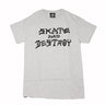 Thrasher, Maglietta Uomo Skate & Destroy Tee, Grey/black