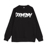 Doomsday, Felpa Girocollo Uomo Logo Crewneck, Black/white