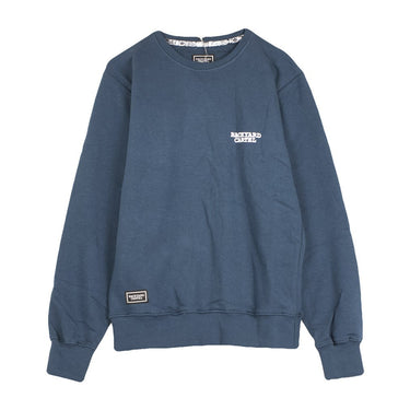 Backyard Cartel, Felpa Girocollo Uomo Sweatshirt Back Label C, Navy