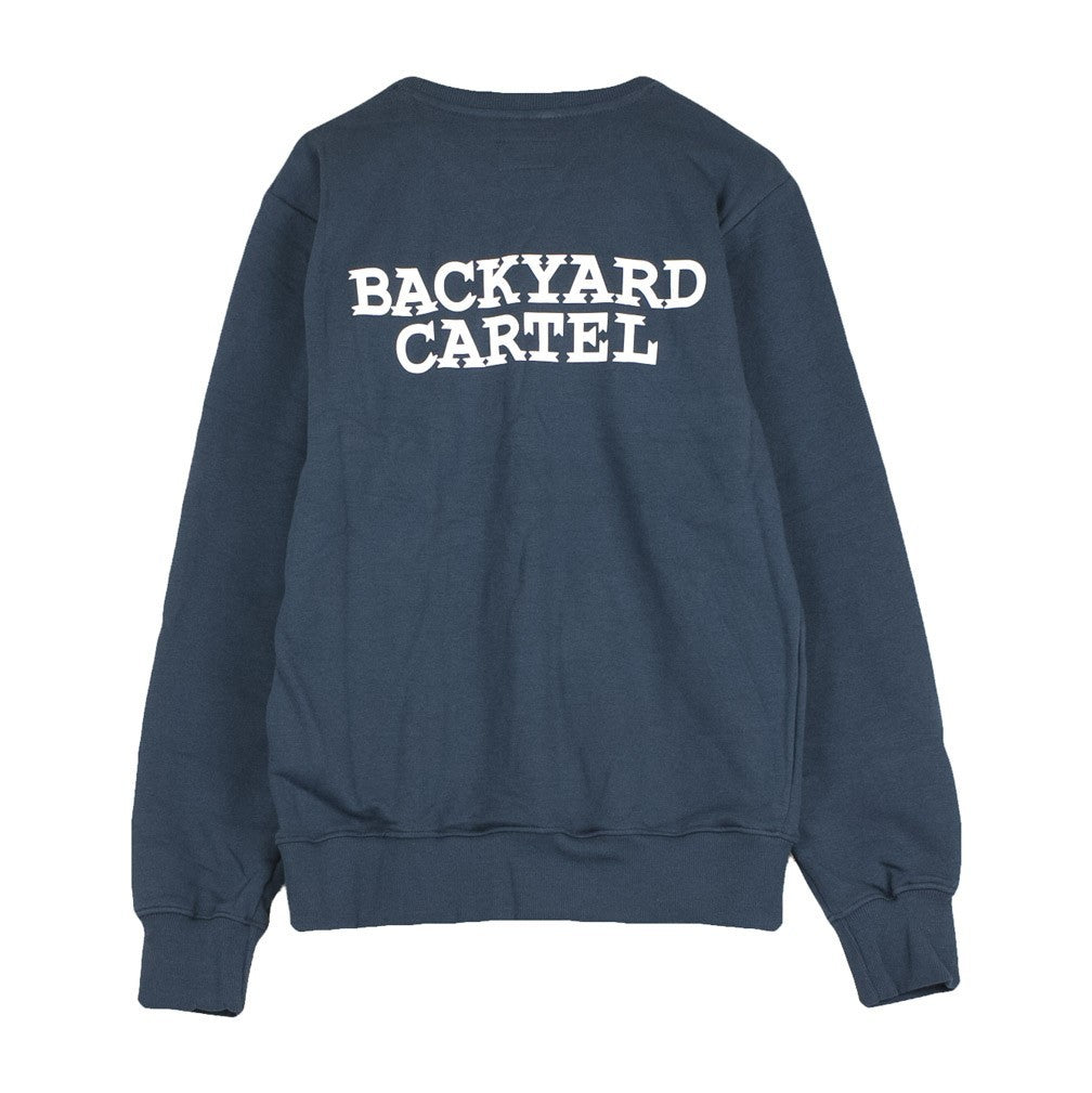 Backyard Cartel, Felpa Girocollo Uomo Sweatshirt Back Label C, 