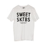 Sweet Skateboards, Maglietta Uomo Sweet Regular Enlist, White/black