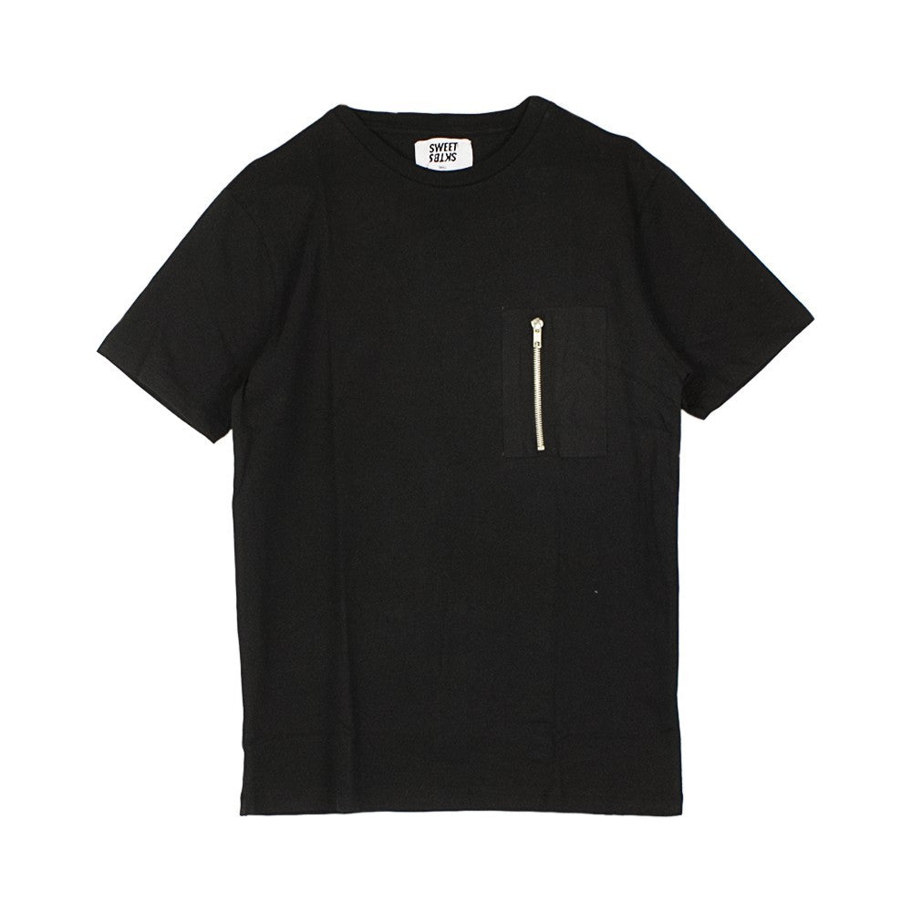 Sweet Skateboards, Maglietta Uomo Sweet Regular Sp Pkt, Black/white