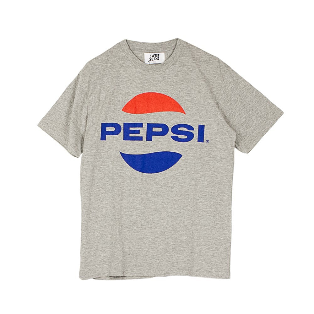 Sweet Skateboards, Maglietta Uomo Sweet Pepsi Tee, Grey Melange