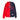 Ethik, Felpa Cappuccio Zip Uomo Split Zip Hoodie, Red/blue