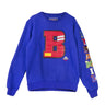 Black Pyramid, Felpa Girocollo Uomo Big B Crew, Blue
