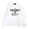 Boy London, Felpa Girocollo Uomo Eagle Sweat, White/black